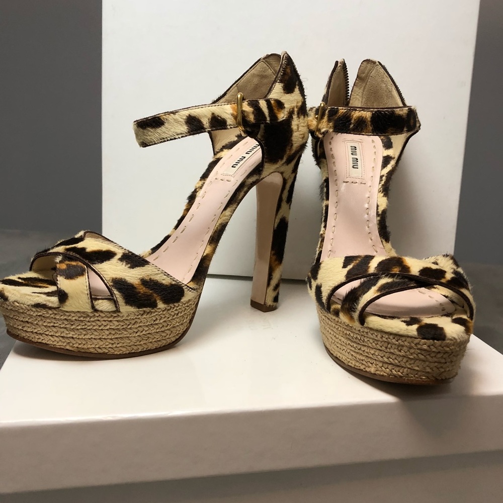 Miu Miu platform sandals